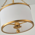 Load image into Gallery viewer, Broche Drum Pendant Lamp