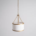 Load image into Gallery viewer, Broche Drum Pendant Lamp