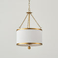 Load image into Gallery viewer, Broche Drum Pendant Lamp