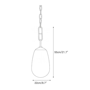 Bruckner Pendant Lamp – detail 3 — Dimension drawings 1