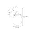 Load image into Gallery viewer, Bullet-shaped Alabaster Wall Sconce