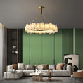Load image into Gallery viewer, Burton Marble Round Chandelier