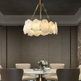 Load image into Gallery viewer, Burton Marble Round Chandelier