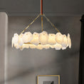 Load image into Gallery viewer, Burton Marble Round Chandelier