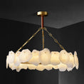 Load image into Gallery viewer, Burton Marble Round Chandelier