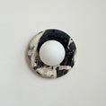 Load image into Gallery viewer, Orli Black Marble Sconce