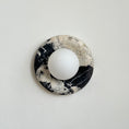 Load image into Gallery viewer, Orli Black Marble Sconce