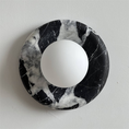 Load image into Gallery viewer, Orli Black Marble Sconce