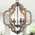 Bild in Galerie-Betrachter laden, Cachil Wood Pendant Lamp