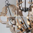 Bild in Galerie-Betrachter laden, Cachil Wood Pendant Lamp