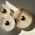 Load image into Gallery viewer, Calacatta Marble Combination Alabaster Sconce