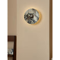 Load image into Gallery viewer, Calacatta Round Marble Sconce