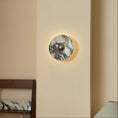 Load image into Gallery viewer, Calacatta Round Marble Sconce