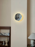 Load image into Gallery viewer, Calacatta Round Marble Sconce