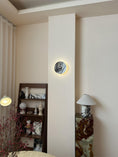 Load image into Gallery viewer, Calacatta Round Marble Sconce