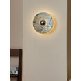 Load image into Gallery viewer, Calacatta Round Marble Sconce