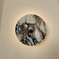 Load image into Gallery viewer, Calacatta Round Marble Sconce