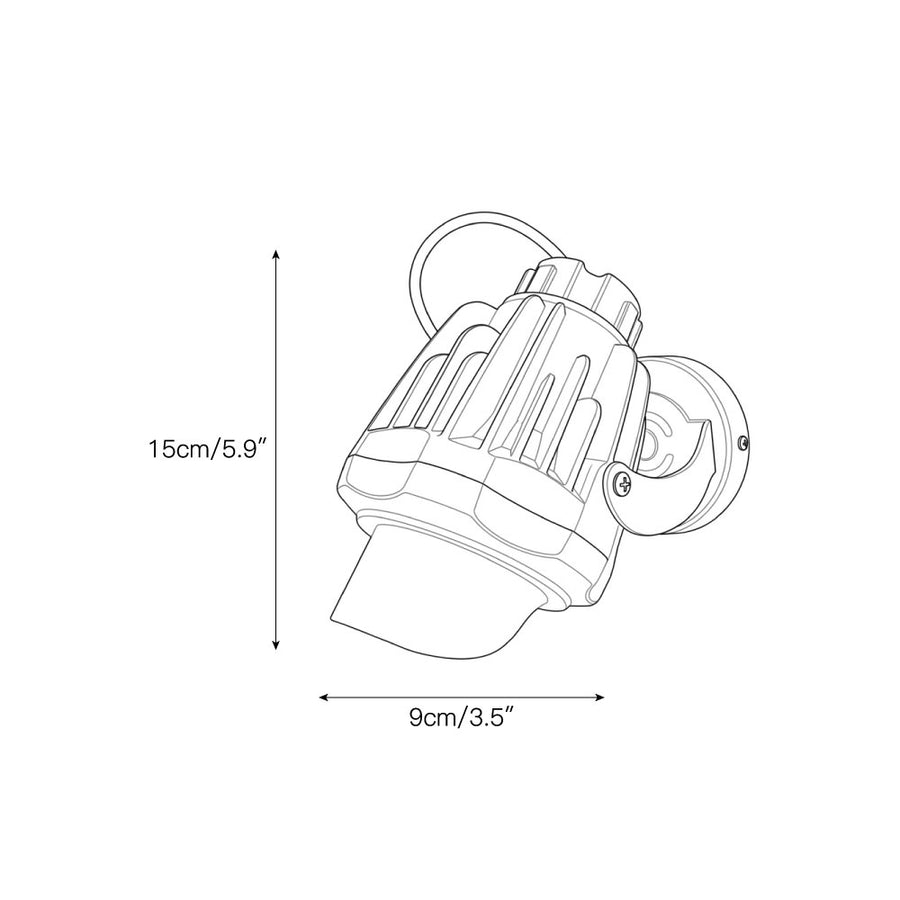 Caldren Wall Sconce — Dimension drawings 1