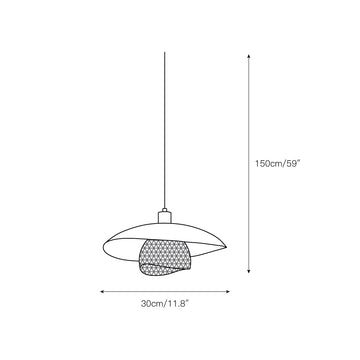 Califolio Floyd Pendant Lamp – detail 3 — Dimension drawings 1