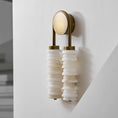 Load image into Gallery viewer, Payson Double Alabaster Wall Lamp