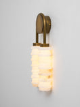 Load image into Gallery viewer, Payson Double Alabaster Wall Lamp