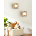 Load image into Gallery viewer, Camera Travertine Wall Lamp