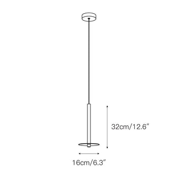 Candle Chandelier – detail 4 — Dimension drawings 2