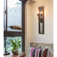 Load image into Gallery viewer, Candle 3-Light Mirrored Sconce