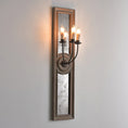 Load image into Gallery viewer, Candle 3-Light Mirrored Sconce