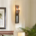 Load image into Gallery viewer, Candle 3-Light Mirrored Sconce