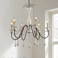 Load image into Gallery viewer, Candle Style Beaded Chandelier