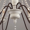 Load image into Gallery viewer, Candle Style Beaded Chandelier