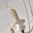 Load image into Gallery viewer, Candle Style Beaded Chandelier