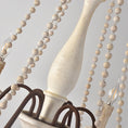 Load image into Gallery viewer, Candle Style Beaded Chandelier
