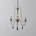 Load image into Gallery viewer, Candle Style Beaded Chandelier