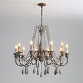 Load image into Gallery viewer, Candle Style Beaded Chandelier