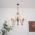 Load image into Gallery viewer, Candle Style Beaded Chandelier