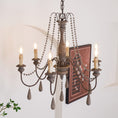 Load image into Gallery viewer, Candle Style Beaded Chandelier