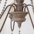 Load image into Gallery viewer, Candle Style Beaded Chandelier