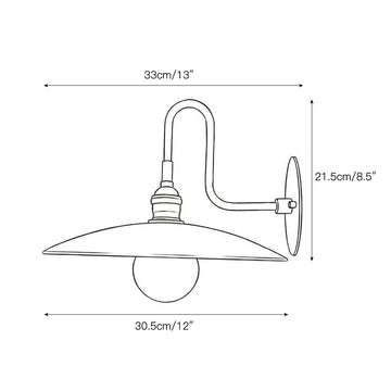 Cantina Wall Lamp – detail 3 — Dimension drawings 1
