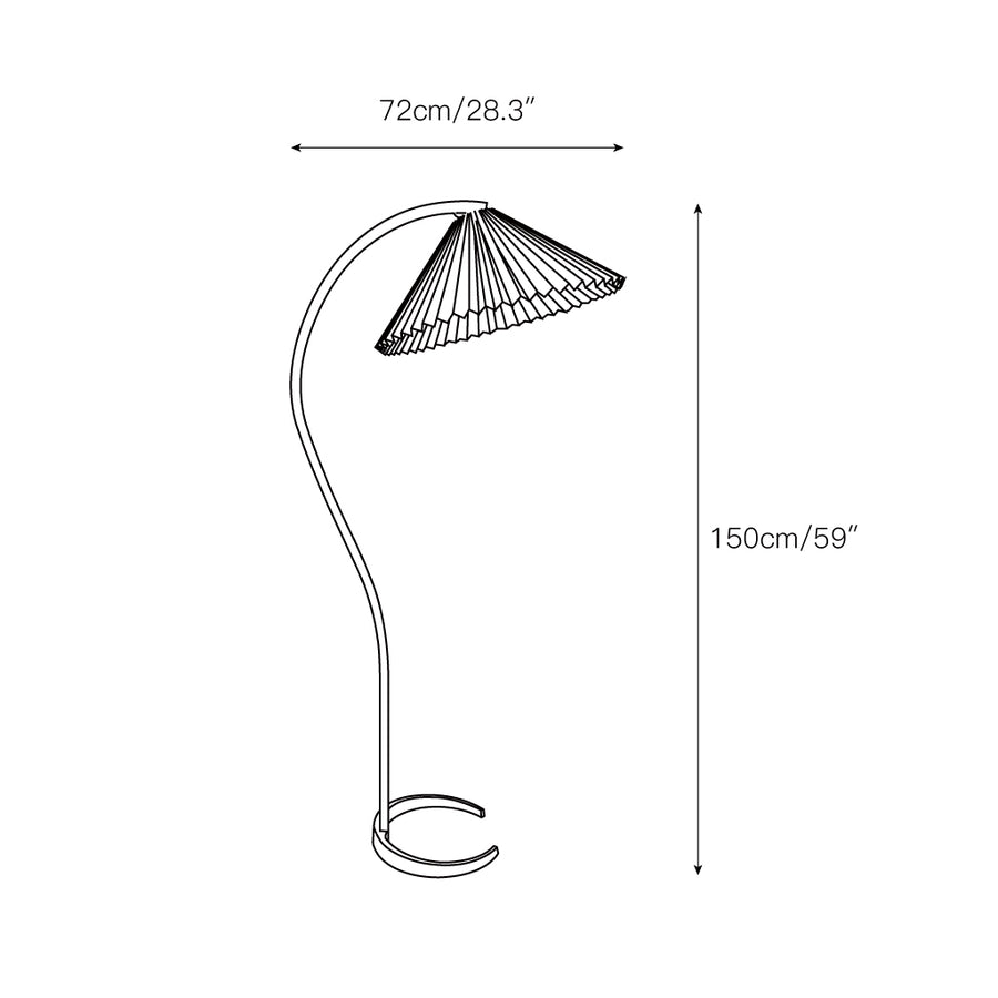 Caprani Floor Lamp – detail 3 — Dimension drawings 1