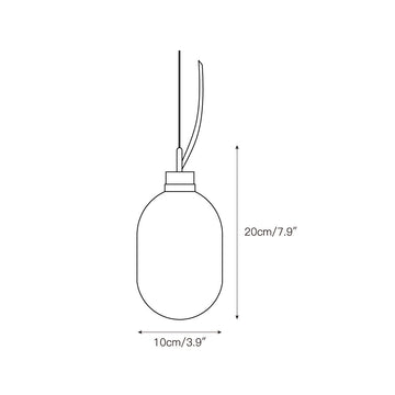 Capsa Alabaster Pendant Lamp – detail 3 — Dimension drawings 1