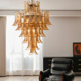 Load image into Gallery viewer, Caramello Petal Chandelier