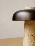 Load image into Gallery viewer, Carla Travertine Table Lamp