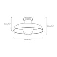 Load image into Gallery viewer, Cadence Semi Flush Ceiling Lamp