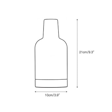 Carpyen Alabaster Table Lamp (Built-in Battery) – detail 3 — Dimension drawings 1