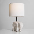 Load image into Gallery viewer, Carved Wood Animal Table Lamp