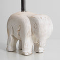 Load image into Gallery viewer, Carved Wood Animal Table Lamp
