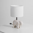 Load image into Gallery viewer, Carved Wood Animal Table Lamp