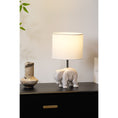 Load image into Gallery viewer, Carved Wood Animal Table Lamp